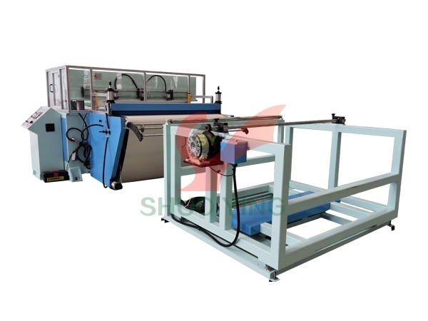 Conveyor belt hydraulic cutting machine for car mats